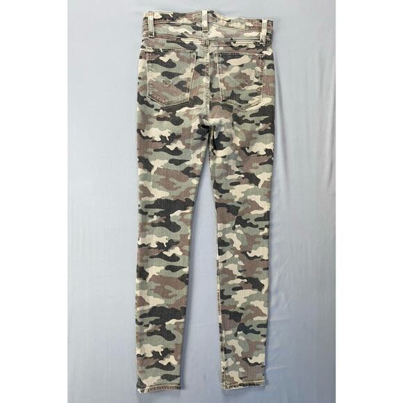 Hudson Barbara Super Skinny Stretch Denim Jeans. Washed Camo, Women's 25. GUC! - Picture 4 of 5